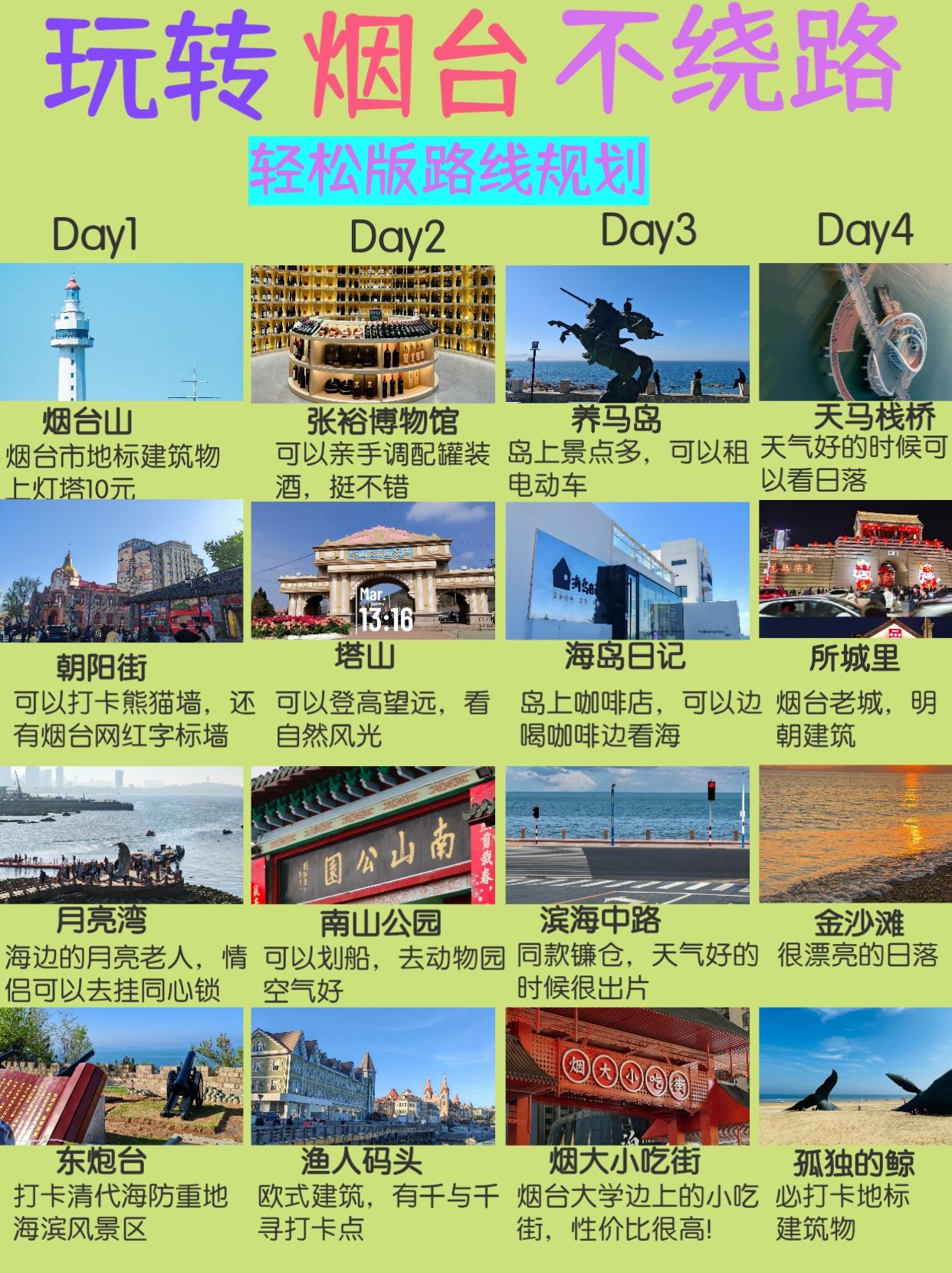 最新综合精华版烟台概览